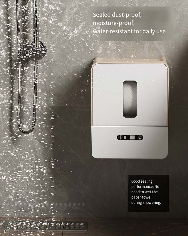 Intelligent Induction Tissue Box Automatic Paper Dispenser Electric Wall Mounted Toilet Paper Roll Box Toilet Toilet Paper Machine_voghion.com