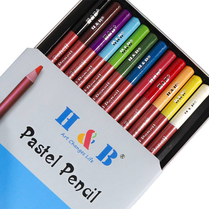 12-Color Charcoal Pencil Set In Metal Tin - Premium Sketching & Drawing Art Supplies For Artists & Beginners_voghion.com