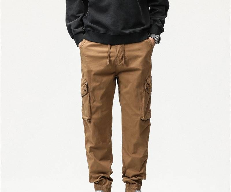 Men's Tactical Cargo Pants - Classic Workwear Style With Multiple Pockets, Relaxed Fit & Slim Cuff For Urban Streetwear_voghion.com