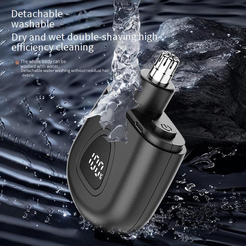 Tagliacapelli elettrico portatile per il naso con testina lavabile, batteria ricaricabile e prestazioni di lunga durata_voghion.com