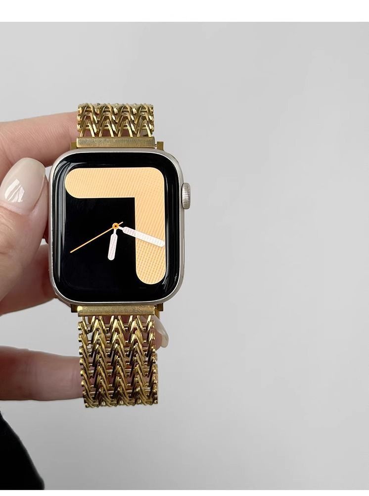 The New Magnetic Clasp Is Compatible With The Apple IWatch Model S10 Strap And Is Made Of Stainless Steel._voghion.com