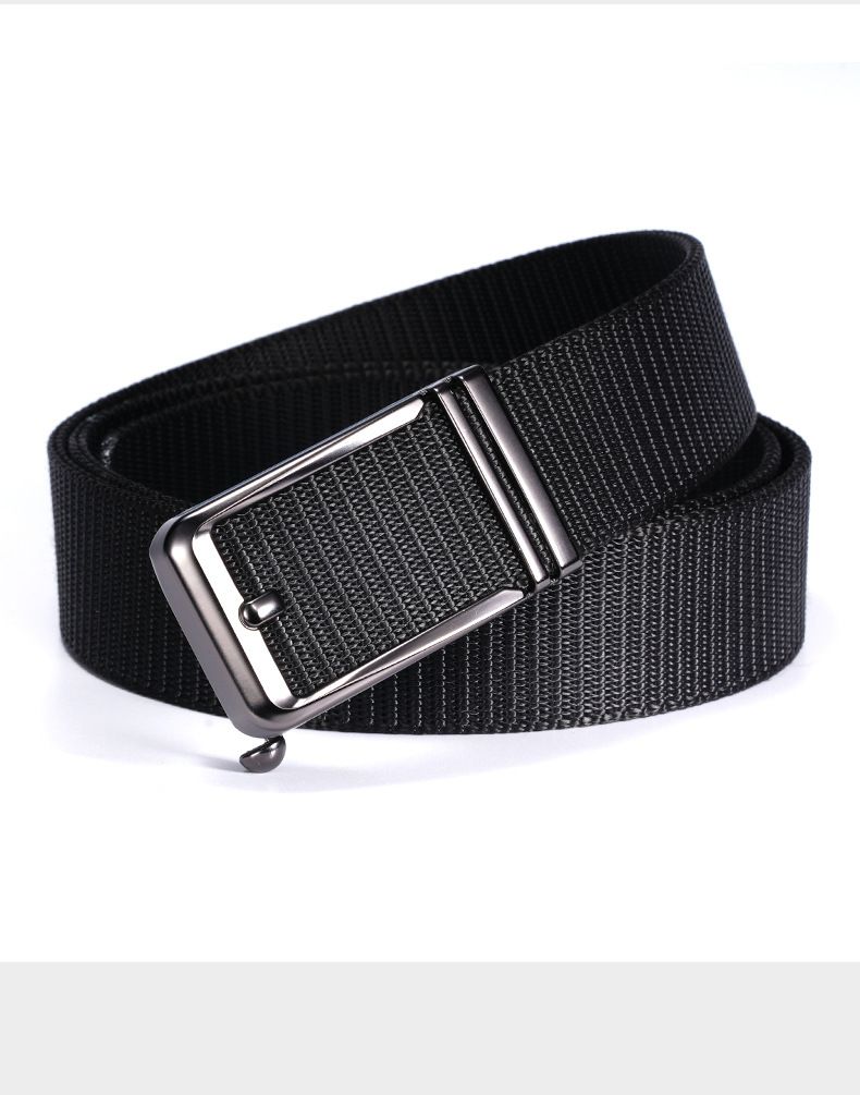 Men's Automatic Buckle Nylon Tactical Woven Belt, Outdoor Trendy Belt For Middle-aged And Youth, Men's Belt_voghion.com