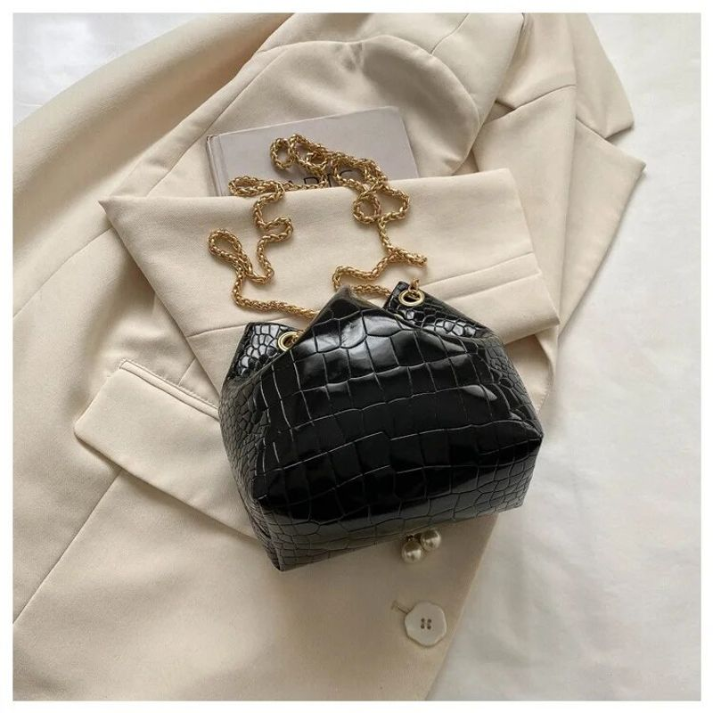 Trend Pailletten Schulter Kette Umhängetasche Eimer Handtasche Tote Weibliche Messengen für Frauen Damen_voghion.com