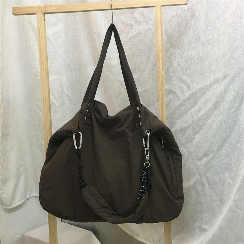 Sac fourre-tout en toile pour femme, grande capacité, décontracté, à bandoulière, tendance, 2025_voghion.com