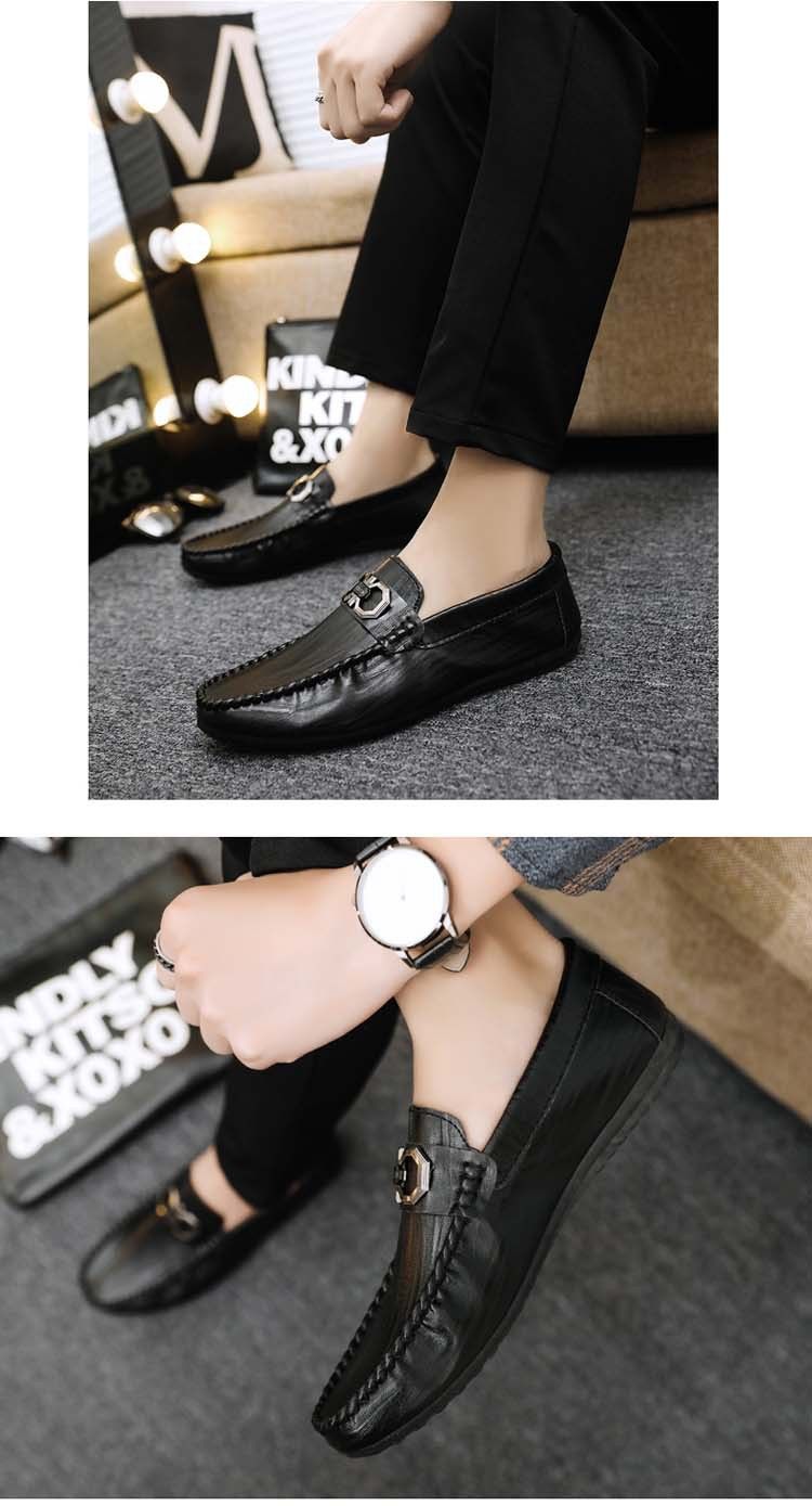 Herren Casual Lederschuhe Low Help Set Füße Männer Atmungsaktiv Trend Lazy Man Pedal Fahren Herrenschuhe Bean Schuhe Männer_voghion.com