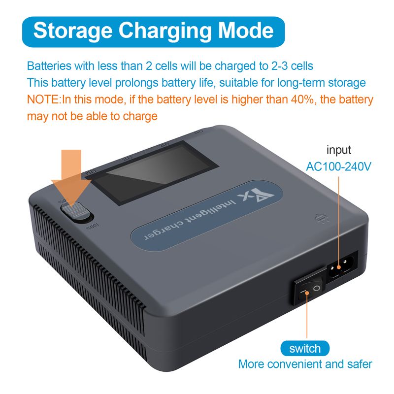 6 In1 Fast Charger Hub Intelligent Fast Chargers Battery LED USB Charging Hubs With Power Cable For DJI Mavic 2 Pro/2 Zoom Drones_voghion.com