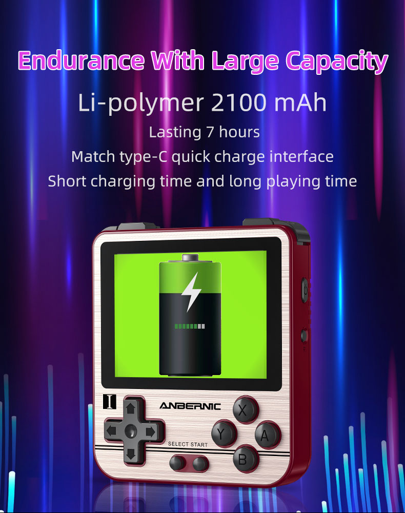 Dispositivo de jogos Anbernic RG280V, console portátil de 64 GB, sistema de código aberto, tela de 2,8 polegadas, muitos simuladores, reprodutor de jogos_voghion.com