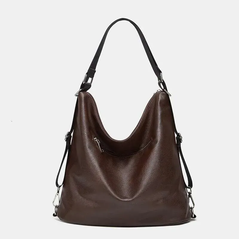 Designer 2025, tracolla larga semplice in tessuto staccabile, tinta unita, utilizzabile come zaino o borsa a tracolla._voghion.com