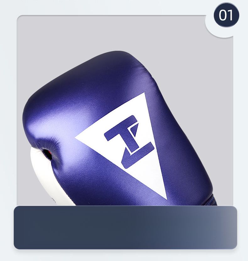 ZTTY Boxhandschuhe Großhandel Neue helle Leder-Verdickung PU Erwachsene Kinder Trainings- und Wettkampfhandschuhe Kampf-Handschützer_voghion.com