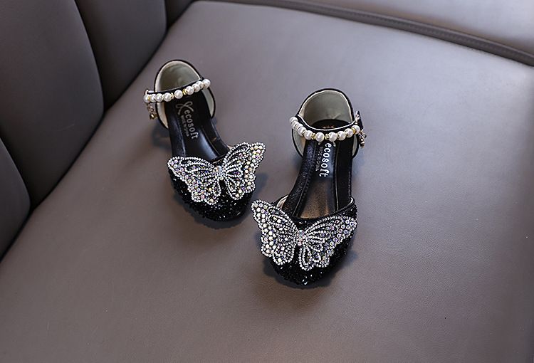 Neu Dame Baby Mädchen Mädchen Prinzessin Diamant Einzelnen Schuh Schuhe Dance_voghion.com