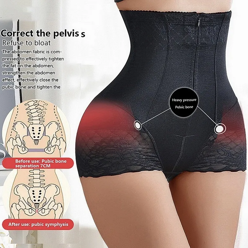 Midja Magformare Midjetränare Korsett Kroppsformare Bantningsbälte Korsett Damer Shapewear Magen Postpartum Magslida_voghion.com