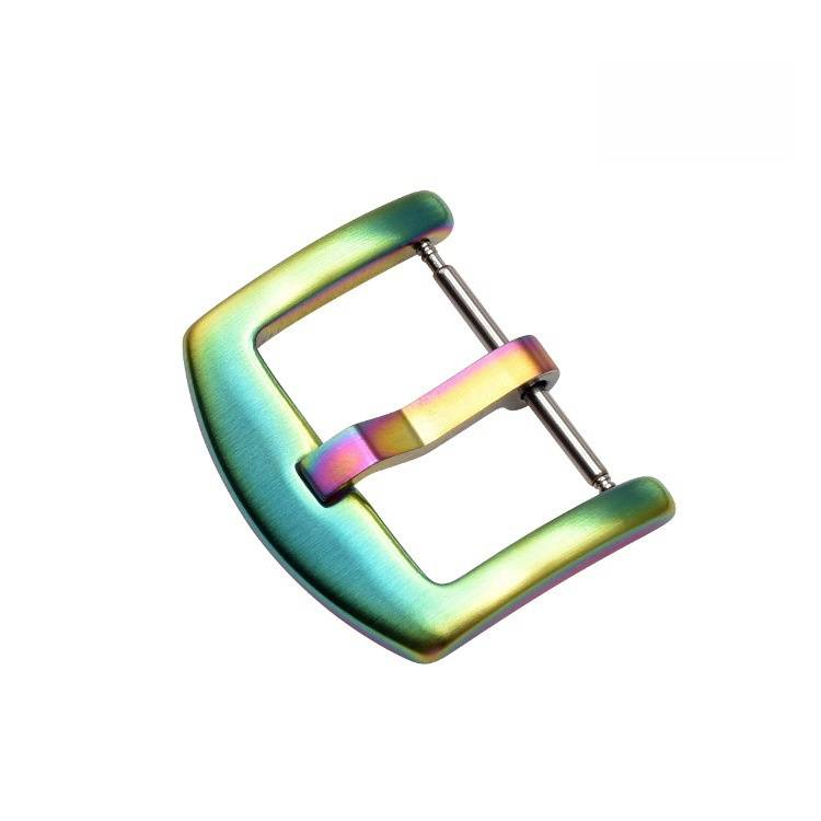 Silikonowa klamra do zegarka Wysokiej jakości klamra do ciśnienia oleju Klamra ze stali nierdzewnej z igłą Metalowa klamra do zegarka 20 mm22 mm Akcesoria do zegarków_voghion.com