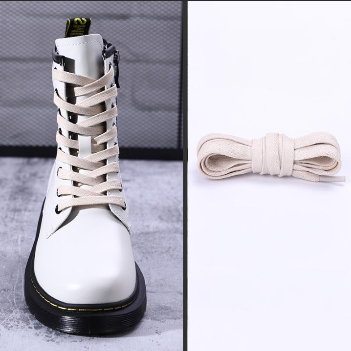 Accessori per scarpe lacci per scarpe in pelle stivali Martin piatti da uomo e da donna sportivi casual bianchi neri marroni cachi lacci per scarpe_voghion.com