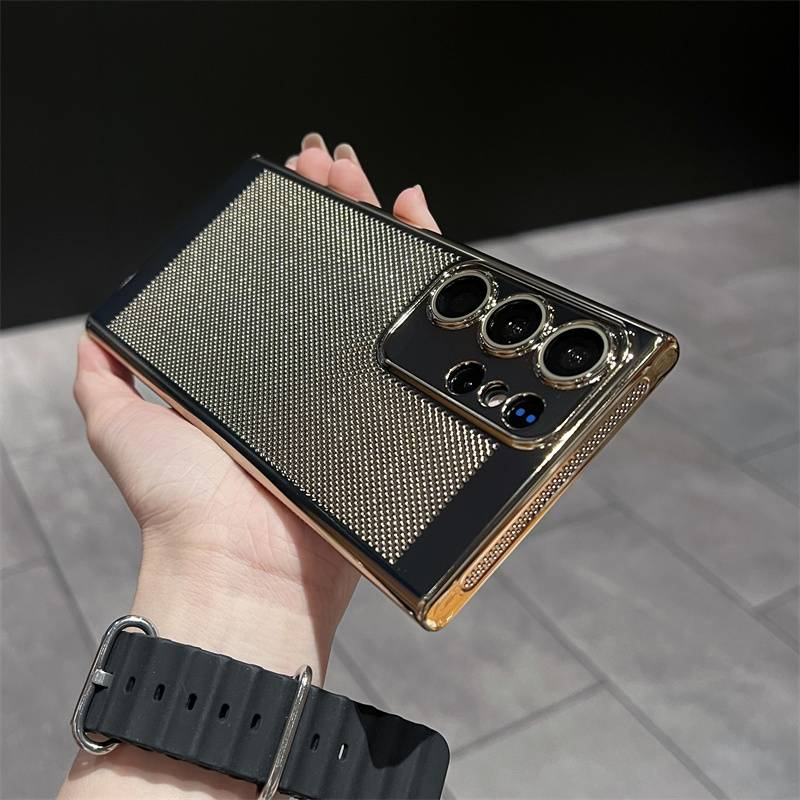 Samsung S25 Ultra Case - Ultra Thin Metal Coated Heat Dissipation Cover With Full Camera Protection (Compatible With S23 Plus/S22)_voghion.com