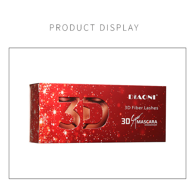 Mascara 3D Lengthening Mascara Thick Curling Waterproof And Sweat Proof Non Smudge Makeup_voghion.com