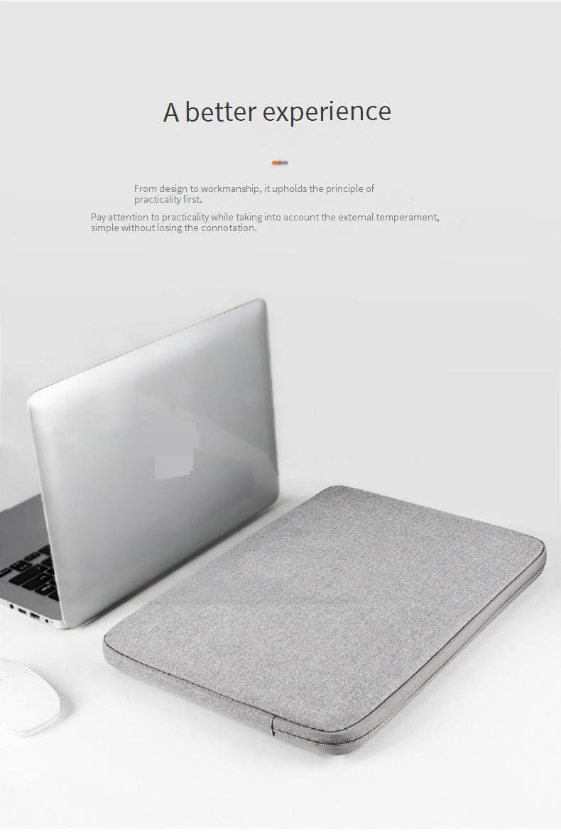 Bolso para portátil de mujer para MacBook/tableta de 14 a 15,6 pulgadas - Elegante bolso con protección acolchada (resistente al agua, con múltiples bolsillos, ligero, negro/rosa)_voghion.com