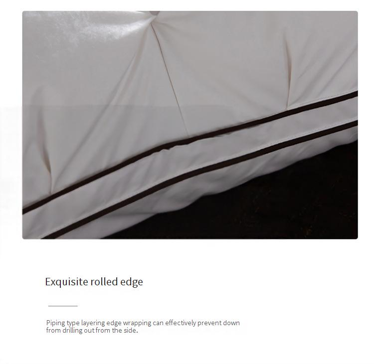 Cotton Down Pillow Twisted Flower Pillow Core Hotel Three Dimensional Home Pillow Homestay Five Star White Goose Down_voghion.com
