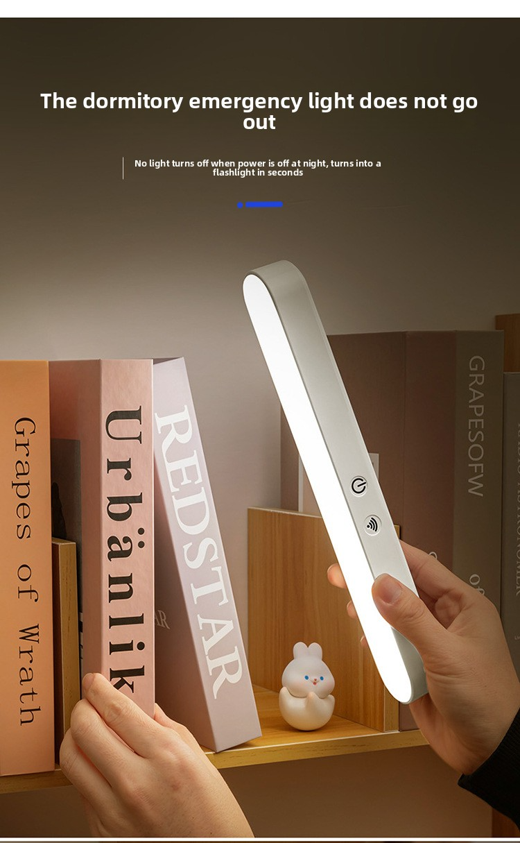 Lampada da scrivania a LED magnetica - Lampada da studio ricaricabile da 32 cm/42 cm, per proteggere gli occhi, con controllo touch, 3 modalità colore e timer, dimmerabile per dormitorio e comodino_voghion.com