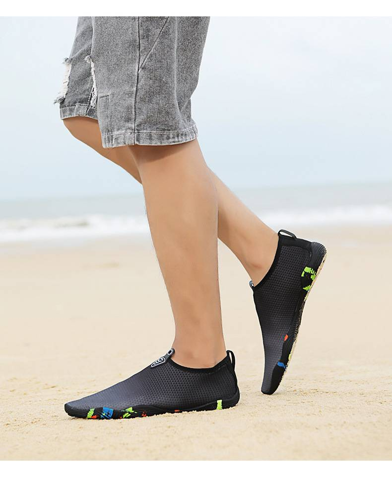 Uniseksowe, szybkoschnące buty do wody – buty do wody Barefoot do pływania, jogi i aktywności na świeżym powietrzu, antypoślizgowe, oddychające, dopasowane buty dla pary/rodzica i dziecka_voghion.com