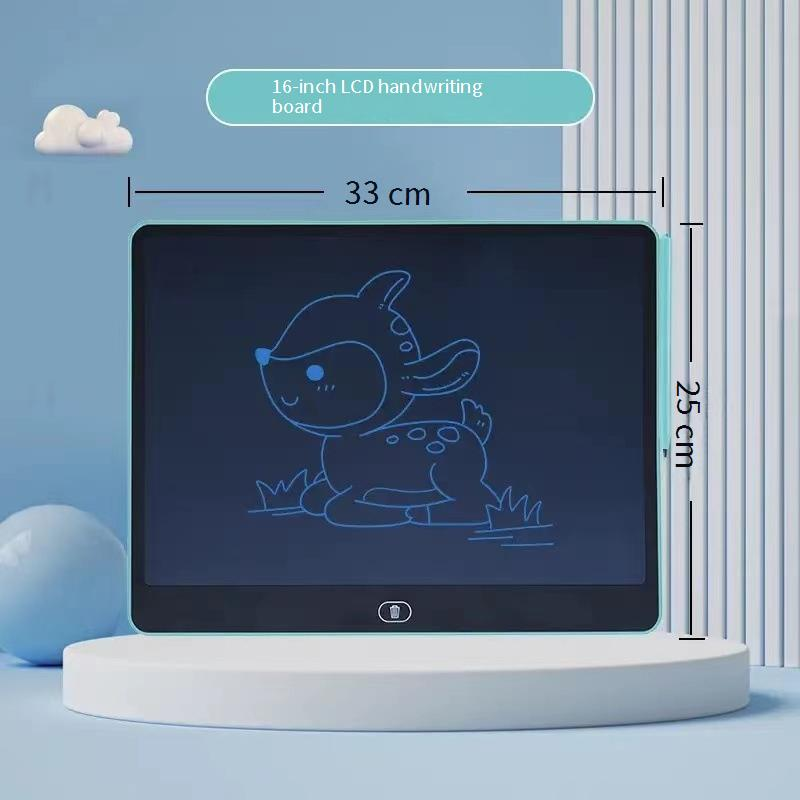Çocuklar ve Yetişkinler İçin 16/20 İnç LCD Yazı Tableti Çizim Tahtası, Kalemli Ultra İnce Ekran, Ofis İçin Silinebilir ve Yeniden Kullanılabilir Dijital Not Defteri_voghion.com