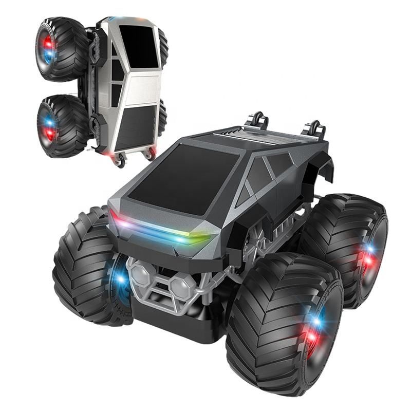 RC Drift Araba Uzaktan Kumandalı Akrobasi Aracı Renkli Işıklar Elektrikli Arazi Aracı RC Araba Oyuncak Erkek Çocuklar İçin Hediyeler_voghion.com