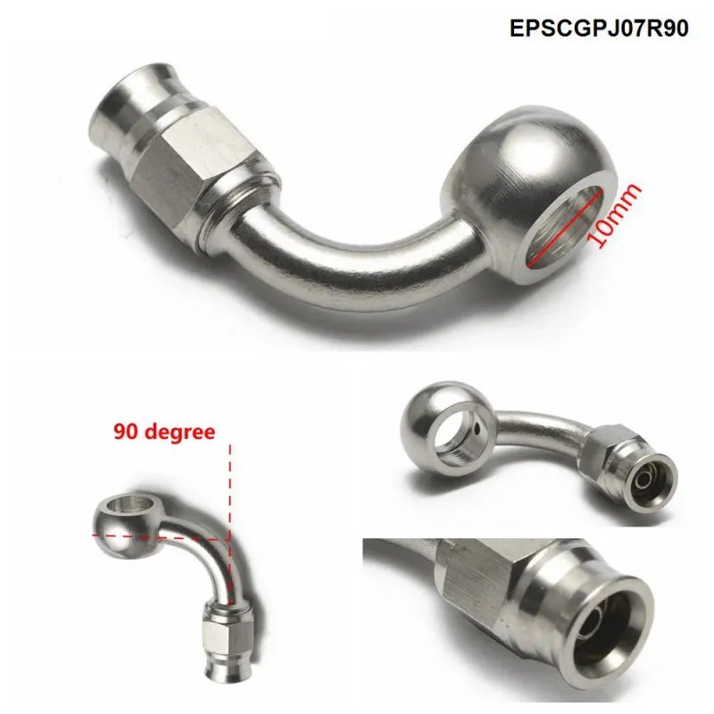 1PC Aço Inoxidável AN3 para AN -3 Extremidades de Mangueira Giratória de Freio Reto Encaixe de Carro EPSCGPJ_voghion.com