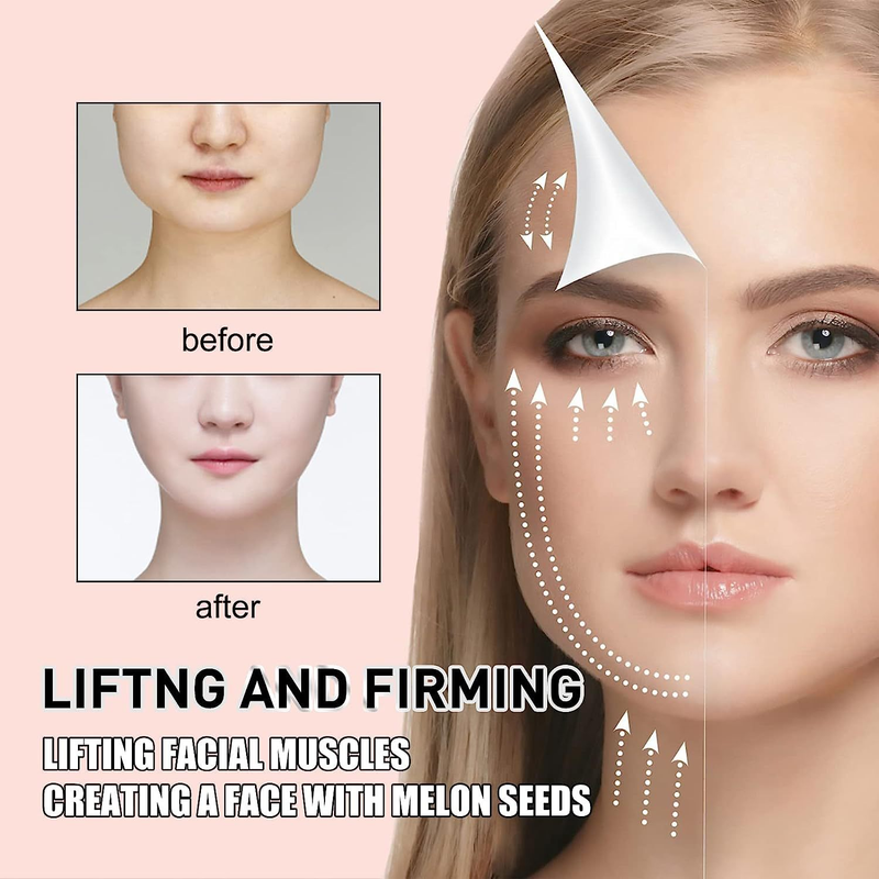 IBeaLee Facial Invisible Lifting Face Strafft das Kinn, dämpft feine Linien und formt das V-Gesichtspflaster_voghion.com