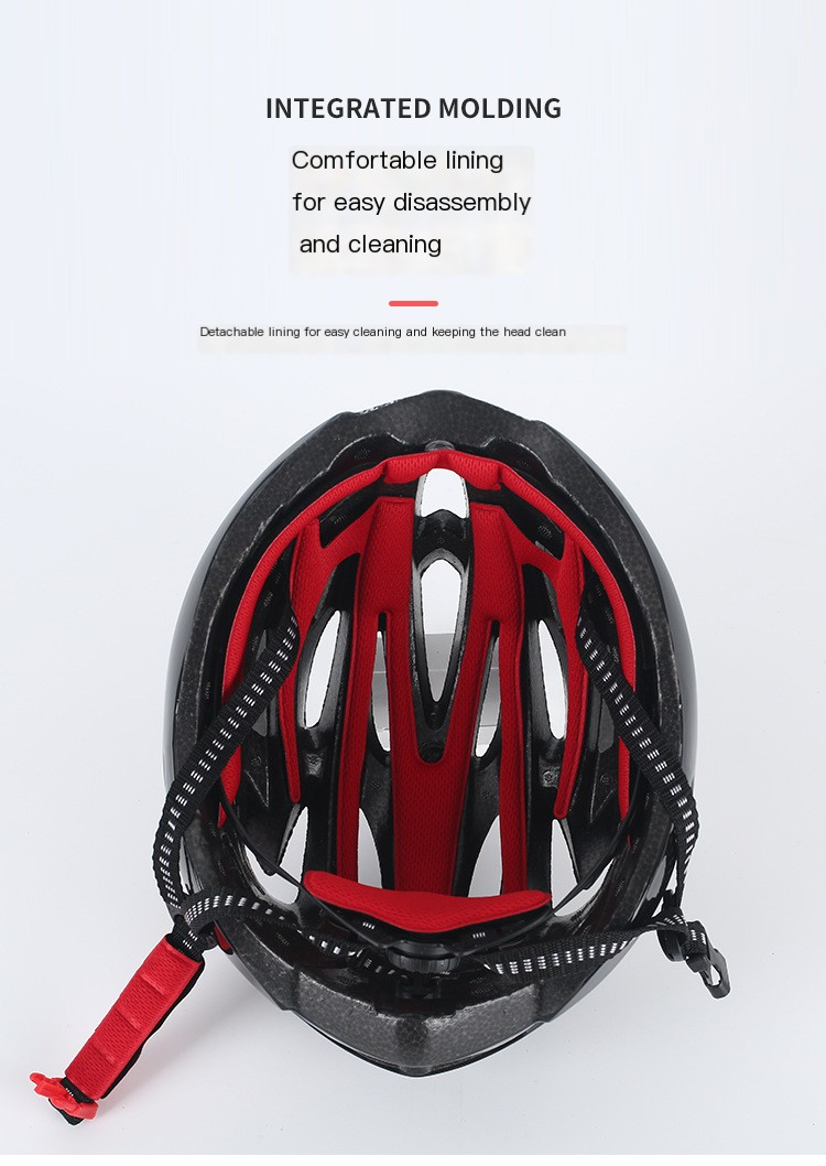 Casco da ciclismo per esterni casco da bicicletta leggero traspirante a forma integrata casco da montagna per protezione stradale_voghion.com