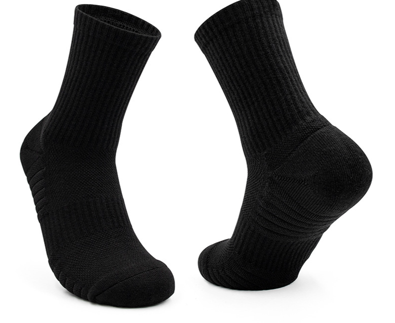 Basketball socks stockings for men pure cotton padded towel bottom wicking sweat breathable anti-friction socks_voghion.com