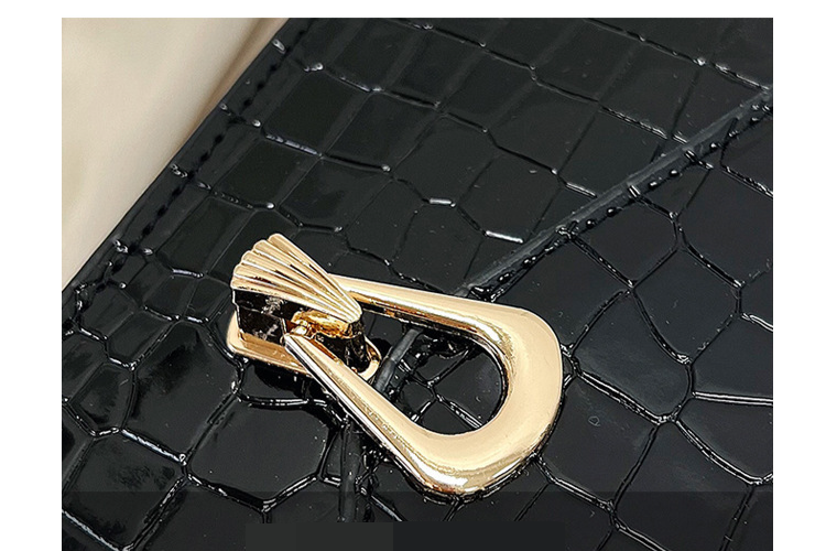 Genți de damă, trandafir roșu, cu lanț de crocodil, geantă de damă de primăvară, stil nou tendință, cu un singur umăr, geantă de damă, geantă pătrată mică_voghion.com