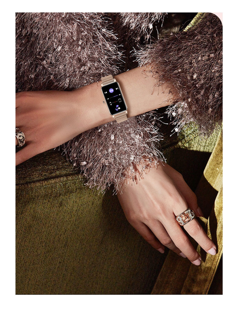 Smartwatch voor dames Hartslag Bloeddruk Fysiologische menstruatieherinnering Multi-modus wijzerplaat Kan worden vervangen Smartwatch_voghion.com