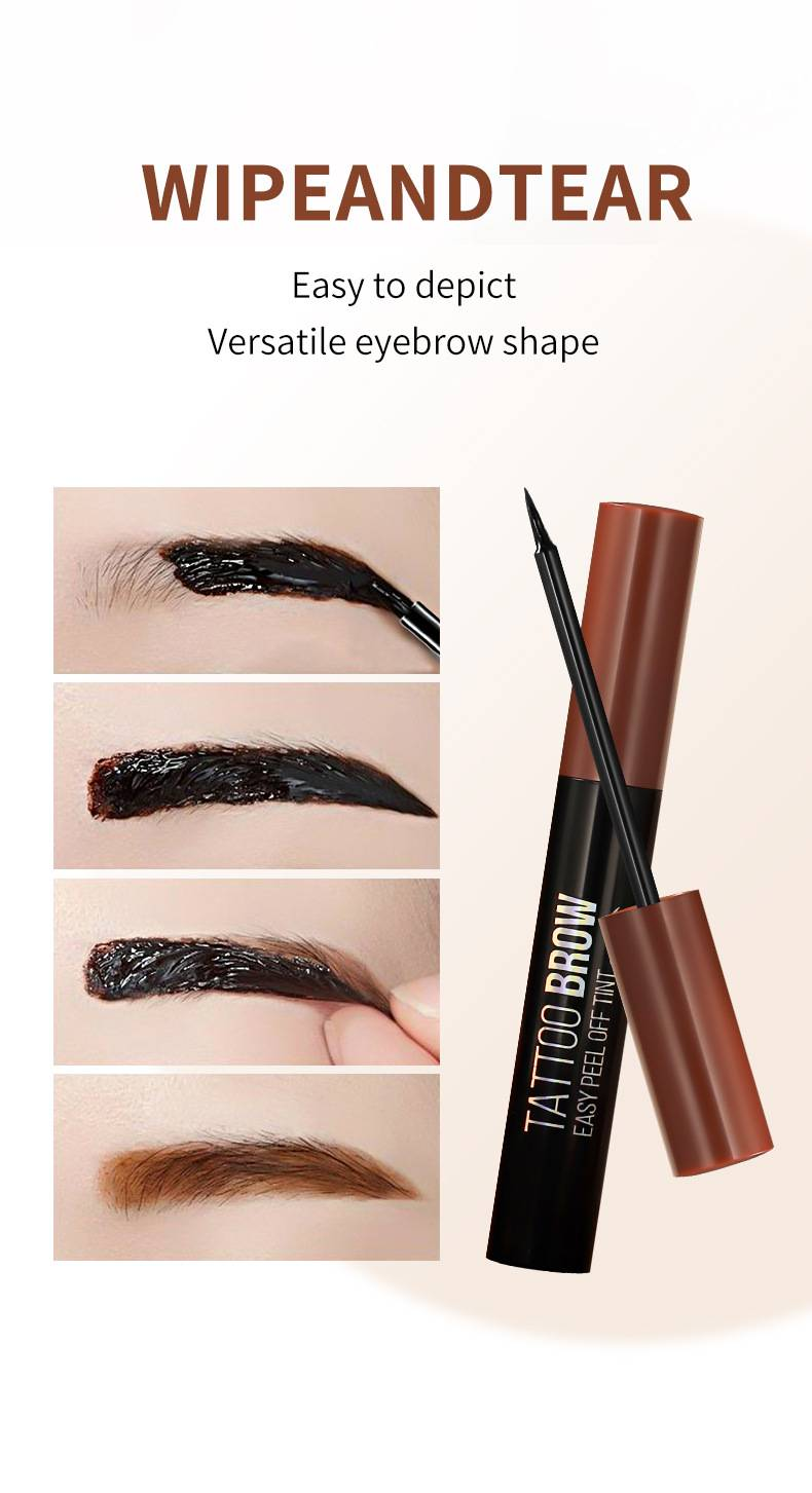 ICVC Eyebrow Tint, 2 Shades, Dense, Waterproof, Long - Lasting Color - Setting & Shape - Fixing_voghion.com