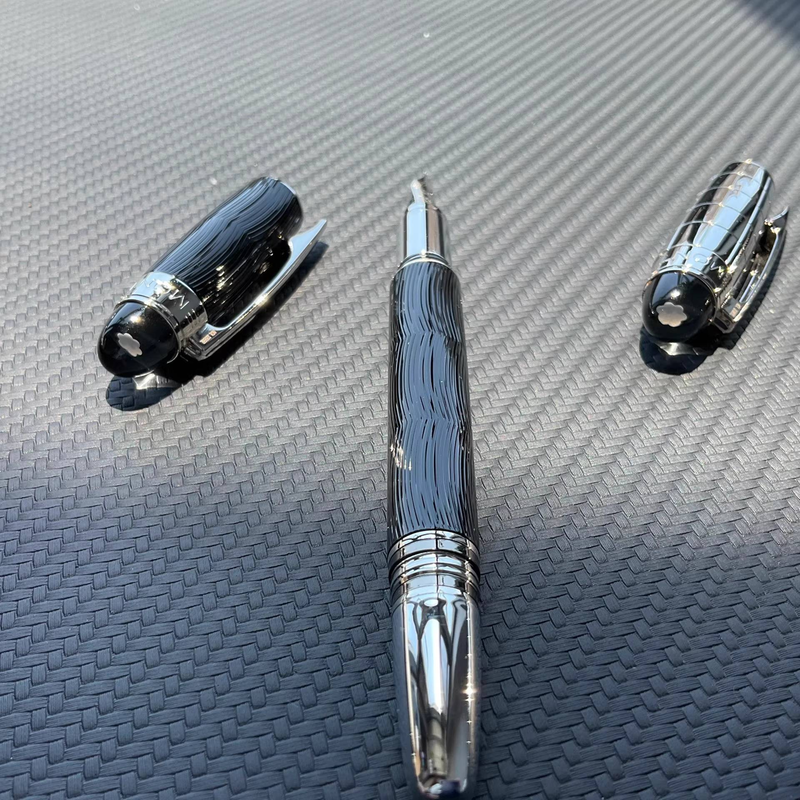 Grousshandel Grousshandel Luxus Monte Schwaarz Harz A Kristallstär Rollerball Pen / Kugelschreiwer / Füllfedern Geschäftsbüro Pabeierwaren Kaddo Mb003_voghion.com