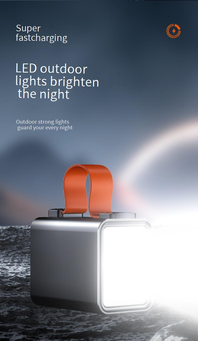 Power Bank High Power PD100W Schnelllade-Laptop-Powerbank Campinglicht im Freien Mobile Stromversorgung mit großer Kapazität_voghion.com
