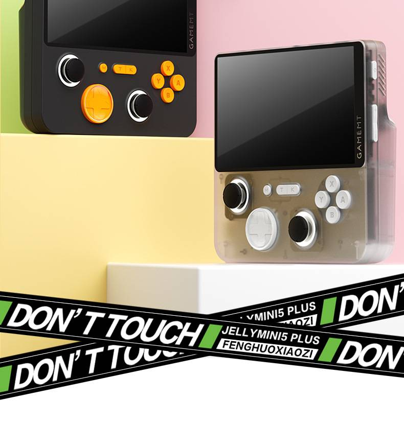 Console portable double système open source E5plus de 5 pouces avec Wi-Fi, Bluetooth et système d'exploitation Android – Appareil de jeu et de divertissement portable_voghion.com