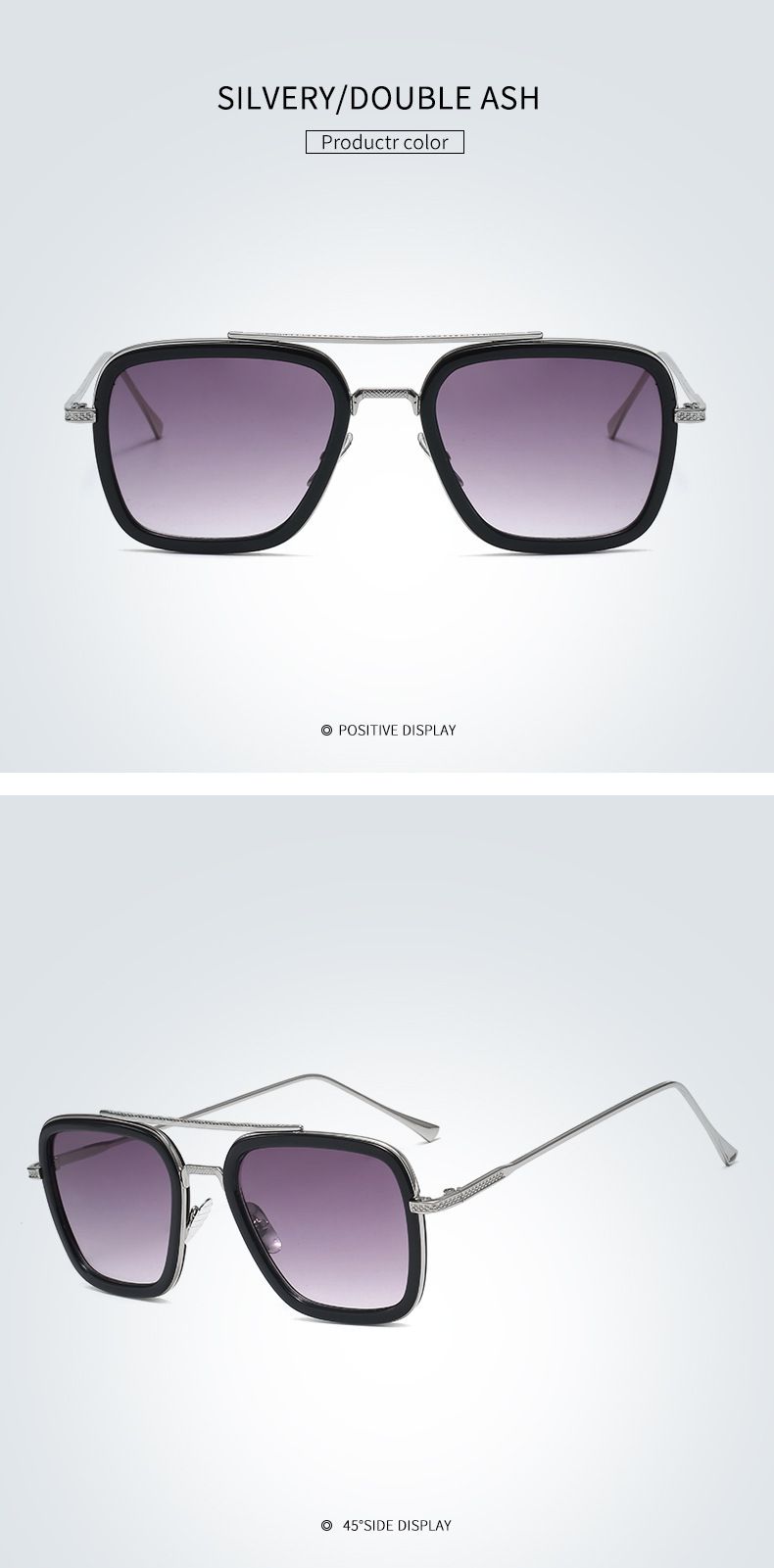 Neu eingetroffen Neuer klassischer Multi-Style-Farbverlauf Cool Man Retro-Markendesign Sonnenbrillengläser zum Schutz vor reflektierender UV-Strahlung_voghion.com