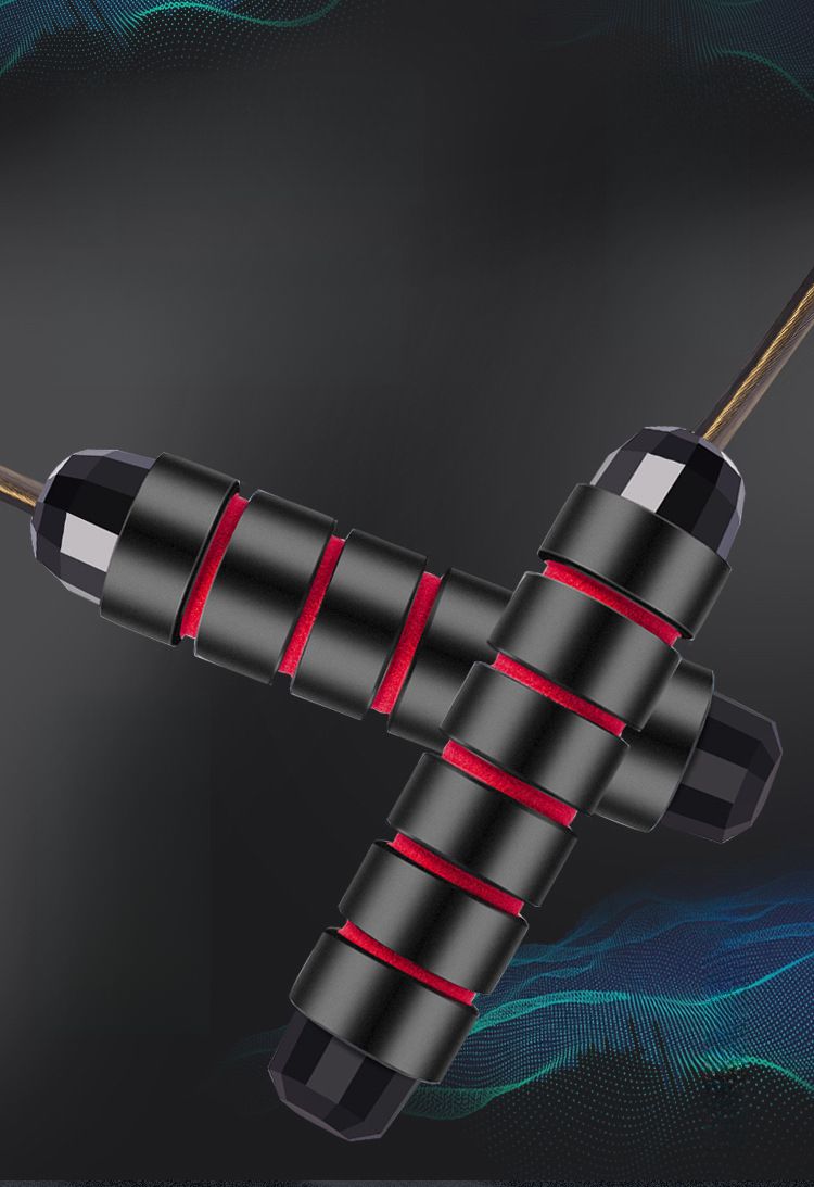 Corda per allenamento con pesi per adulti, con filo d'acciaio e cuscinetto, velocità regolabile, per interni ed esterni_voghion.com