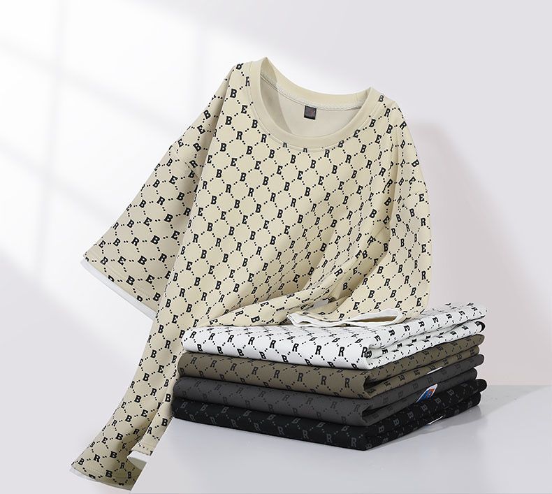 Herretøj Sportshorts Fuldt print Enkelt afslappet Alsidigt jakkesæt i to dele_voghion.com