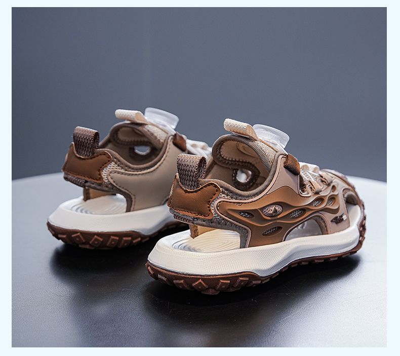 Bambini Estate Ragazze All'aperto Protezione Dita dei Piedi Spiaggia Sandalo Acqua Casual Rosa Antiscivolo Bambini Scarpe Traspiranti Ragazzi_voghion.com