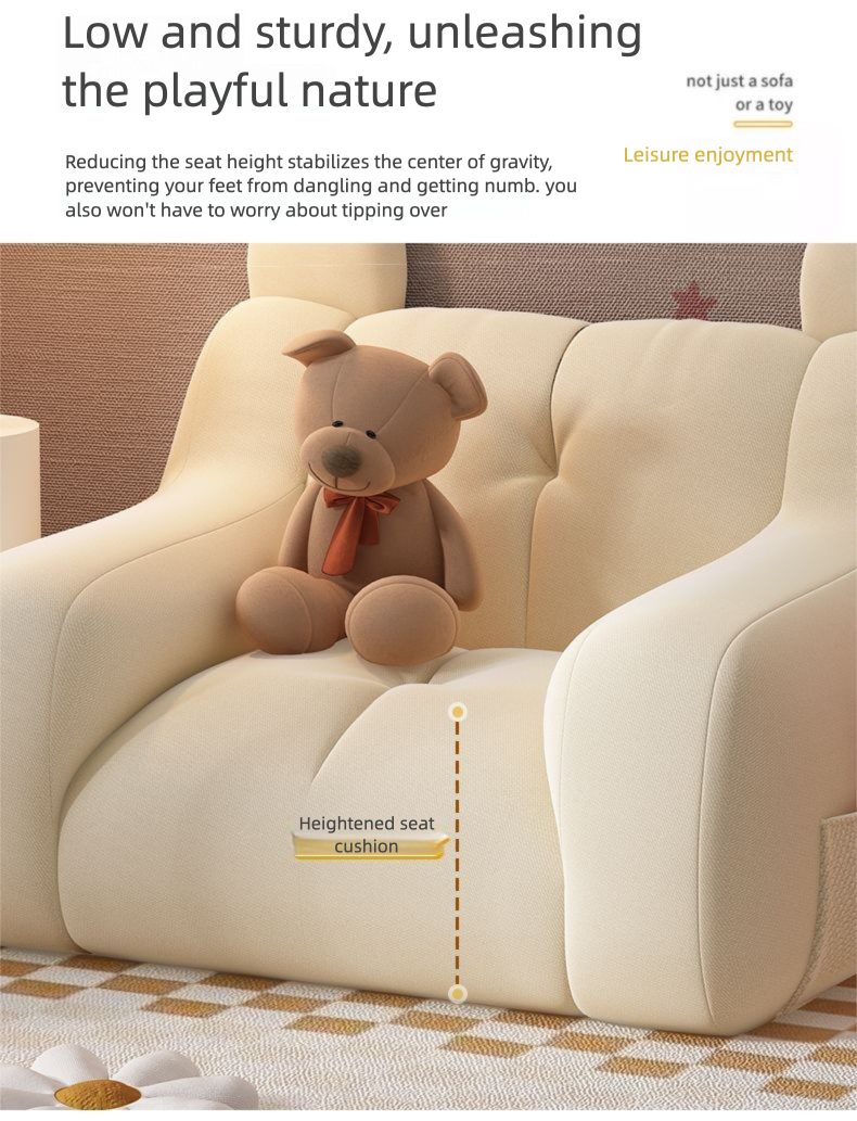 Room Reading Corner Children's Area Setup Baby Cute Cartoon Seat Lazy Small Sofa Infant Toddler_voghion.com