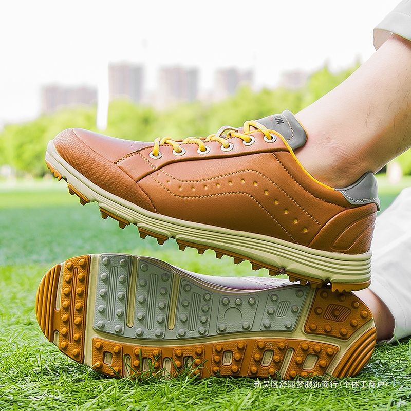 Lechuang THESTRON New Spikeless Men's Large Size Golf Training Shoes_voghion.com