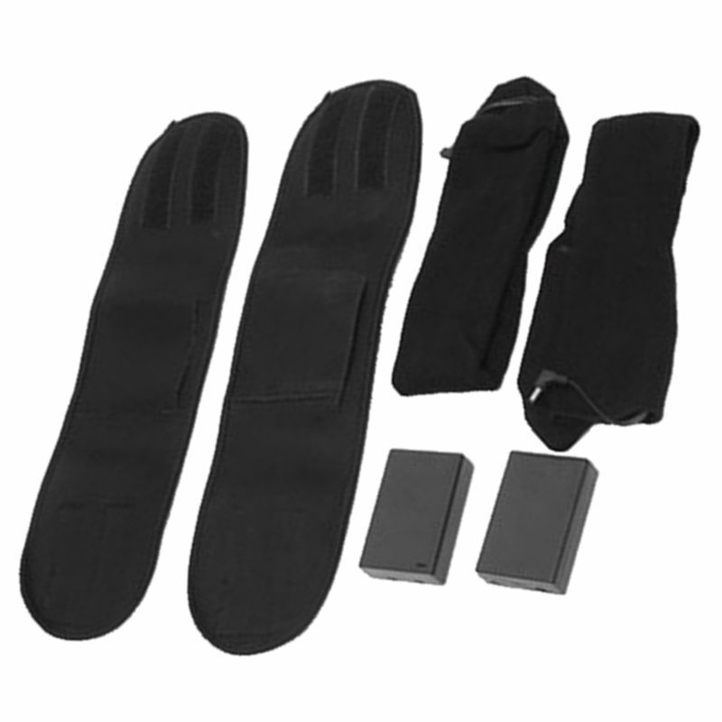 Unisex Wanter Outdoor elektresch Heizstrëmp Batteriebox Heizung waarm Strëmp Sohle Heizfusswiermer schwaarz_voghion.com