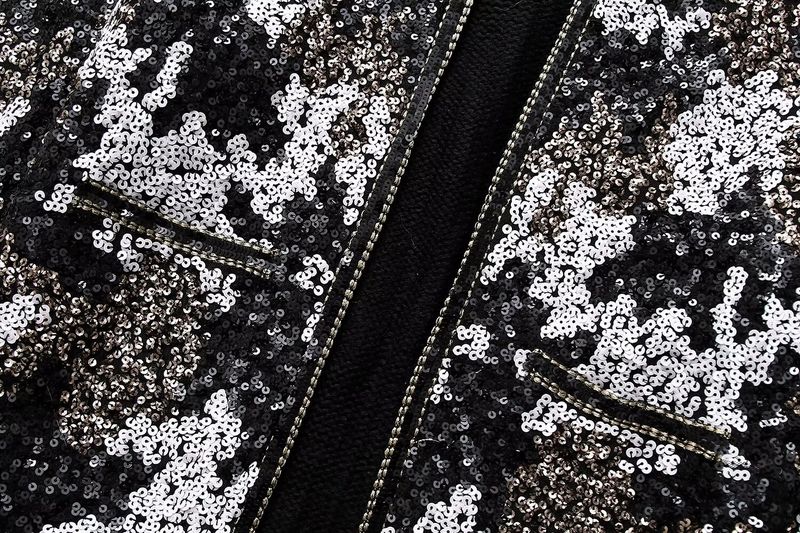 2024 Spring New Round Neck Wind Bead Decorative Open Front Coat_voghion.com