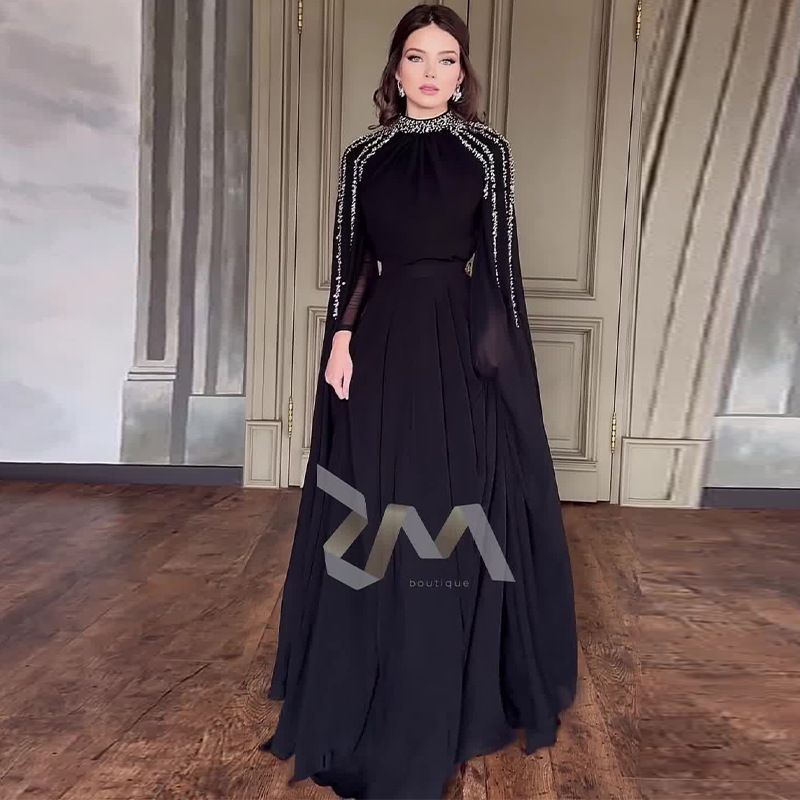 Gonna lunga da donna con temperamento da donna, leggera, di lusso, di alta qualità, tempestata di diamanti_voghion.com