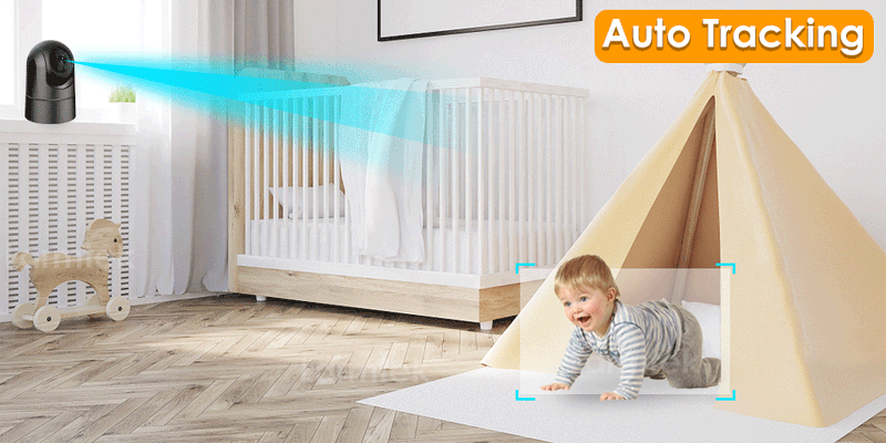 5G WiFi Baby Monitor 5MP Tuya IP Camera 1080P Security Protection Indoor Mini Video Surveillance Auto Tracking Smart_voghion.com