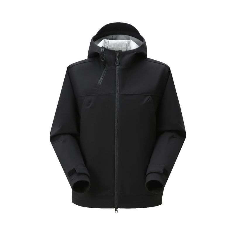 Giacca softshell unisex - Giacca da esterno con cappuccio antivento e impermeabile per escursioni e avventure urbane (S-XXL, 6 colori)_voghion.com