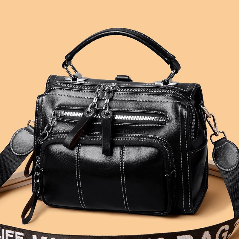 Nuovo stile borsa a tracolla da donna, grande capacità, zaino multiuso, doppia spalla, borsa alla moda_voghion.com