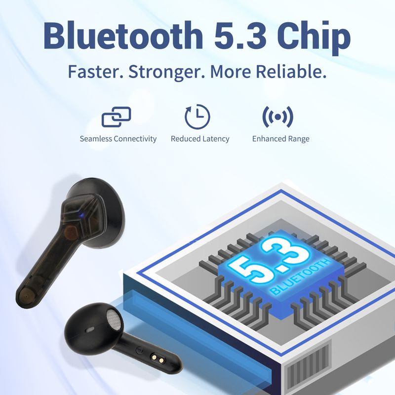 ANC + ENC Dual-mark Active Noise Reduction Wireless TWS Bluetooth 5.3 In-ear Headset_voghion.com