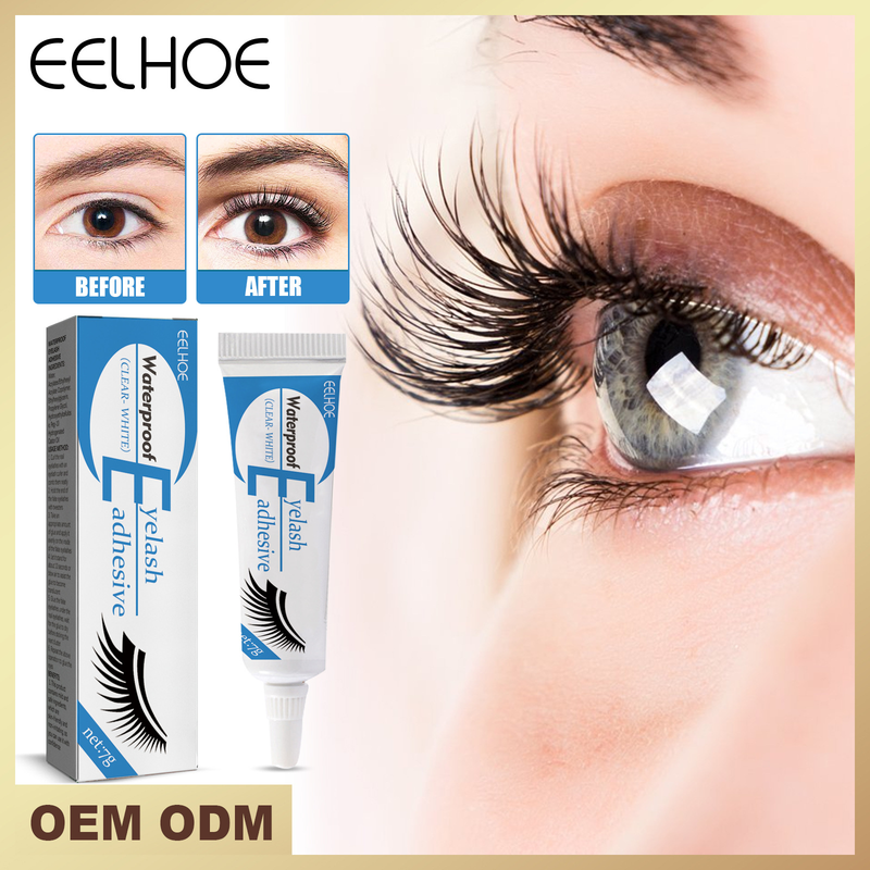 EELHOE falsche Wimpern, sanft, nicht reizend, leicht und selbstklebend. Es wird häufig als Schönheitskleber verwendet_voghion.com