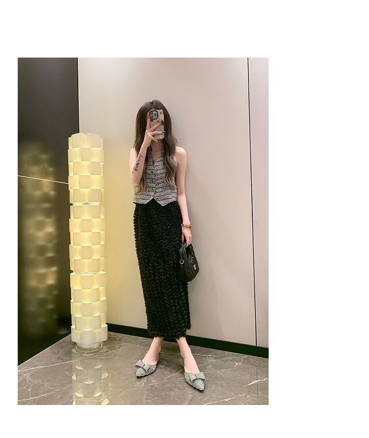 Elegante Ballerinas mit Schleife und spitzer Spitze für Damen – Glitzernde Strass-Ballerinas, Prinzessinnen-Pumps mit niedrigem Absatz, bequeme Slip-On-Abendschuhe_voghion.com